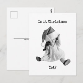 Cartão Postal Já é Natal 