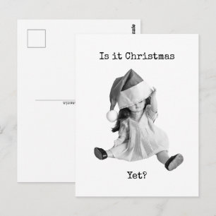 Cartão Postal Já é Natal?