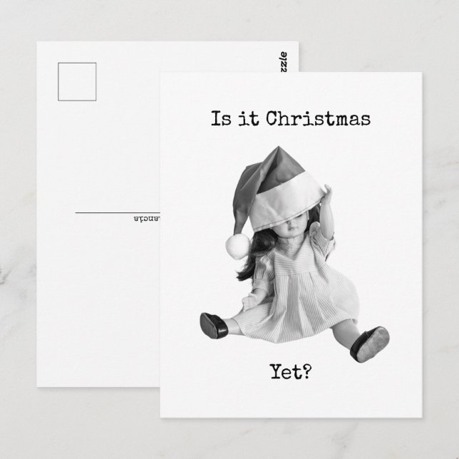 Cartão Postal Já é Natal  (Frente/Verso)