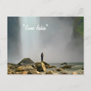 Cartão Postal Já fui pescar