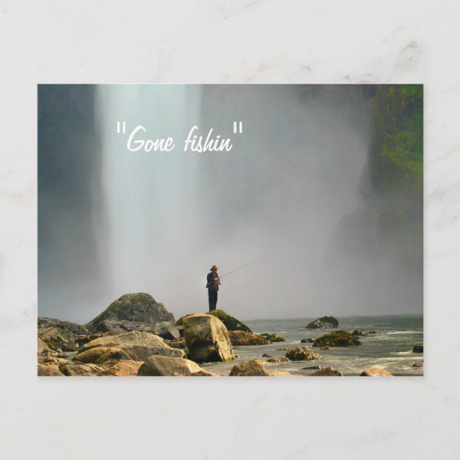 Cartão Postal Já fui pescar (Frente)