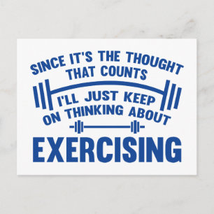 Cartão Postal Já que é o pensamento que conta