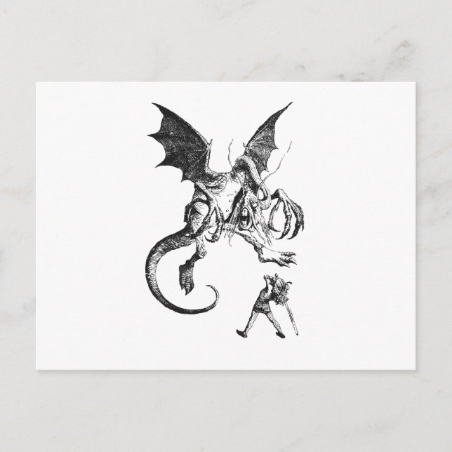 Cartão Postal Jabberwocky (Frente)