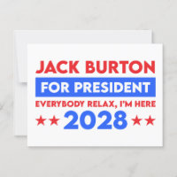 Jack Burton Para Presidente 2028