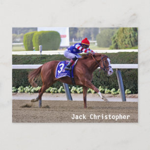 Cartão Postal Jack Christopher - Champagne Stakes