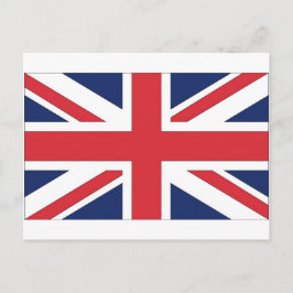 Cartão Postal Jack da União/ Bandeira da União do Reino Unido