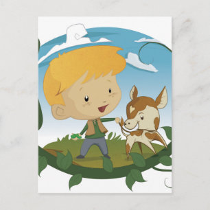 Cartão Postal Jack e o Beanstalk