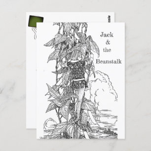 Cartão Postal Jack e o Conto de Feiras de Beanstalk Paintable©