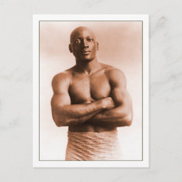 Cartão Postal Jack Johnson American Boxer Vintage Gay