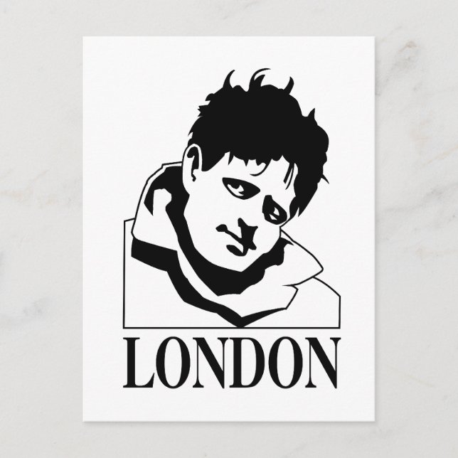 Cartão Postal Jack London (Frente)