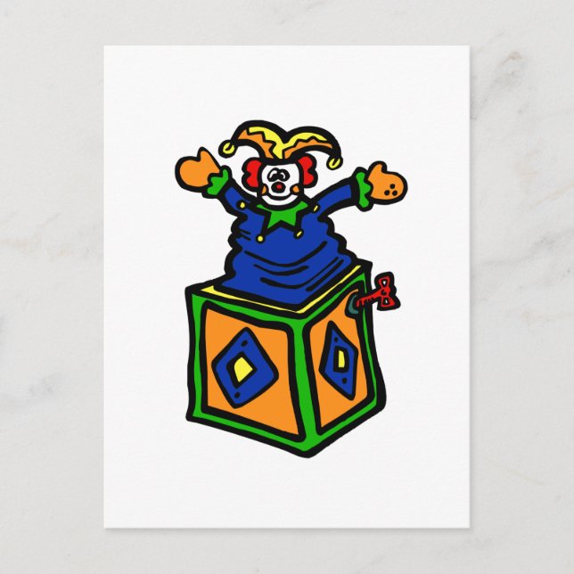 Cartão Postal Jack na caixa (Frente)