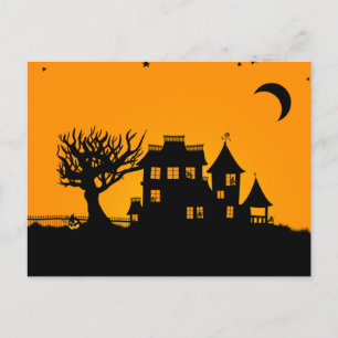 Cartão Postal Jack O Lantern Manor