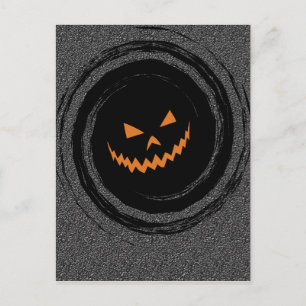 Cartão Postal Jack O Lantern Swirl