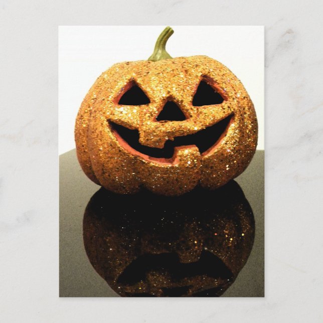 Cartão Postal Jack-o-lanterno (Frente)