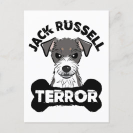 Cartão Postal Jack Russell Terror Funny Parsons Terrier Dog