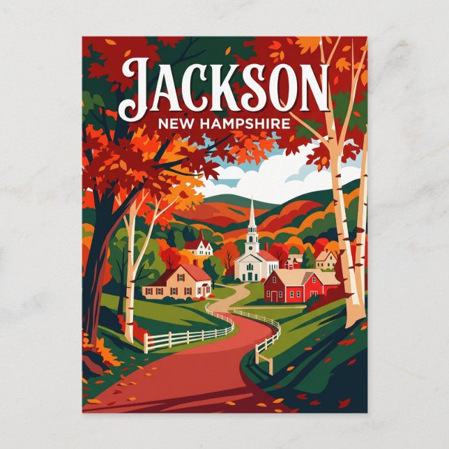 Cartão Postal Jackson EUA (Frente)