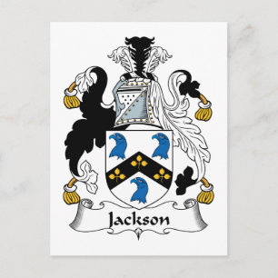 Cartão Postal Jackson Family Crest