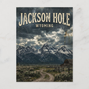 Cartão Postal Jackson Hole Wyoming