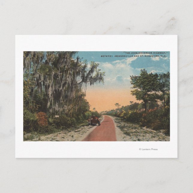 Cartão Postal Jacksonville, Flórida - Visão de John Anderson (Frente)