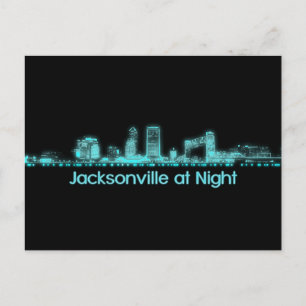 Cartão Postal Jacksonville Skyline