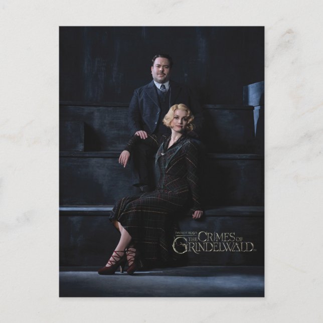 Cartão Postal JACOB KOWALSKI™ E QUEENIE GOLDSTEIN™ Foto (Frente)