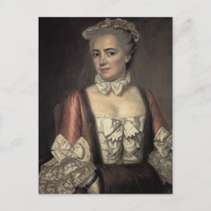 Cartão Postal Jacques David - Retrato de Marie Francoise Buron