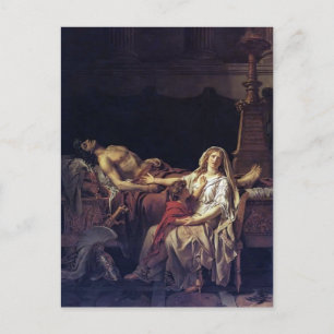 Cartão Postal Jacques-Louis David - A Dor de Andromache