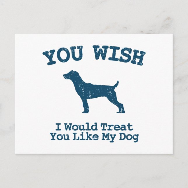 Cartão Postal Jagdterrier (Frente)