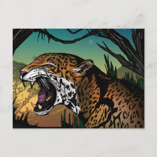 Cartão Postal Jaguar