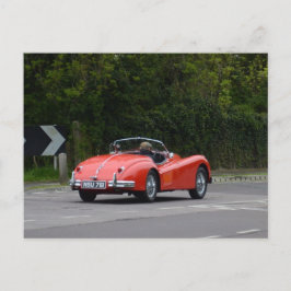 Cartão Postal Jaguar XK140
