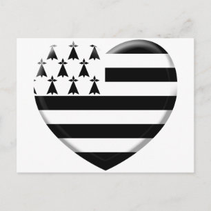 Cartão Postal j'aime la Bretagne