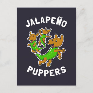 Cartão Postal Jalapeño Puppers