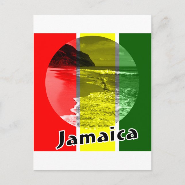 Cartão Postal Jamaica (Frente)