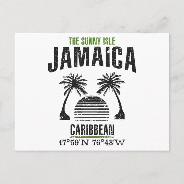 Cartão Postal Jamaica (Frente)