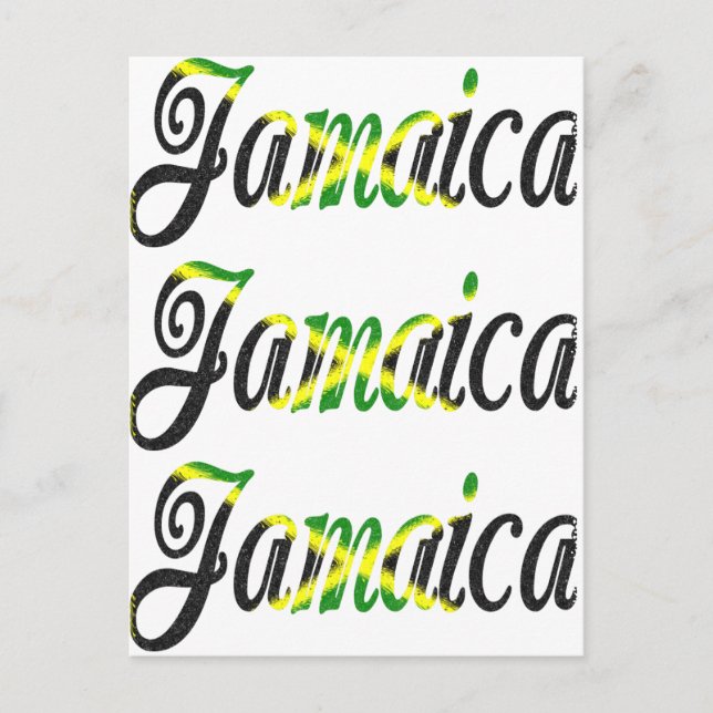 Cartão Postal Jamaica (Frente)