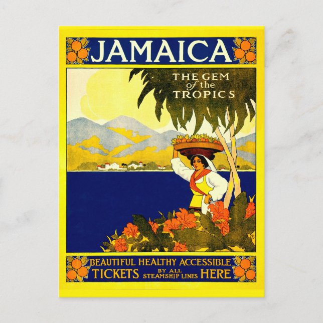 Cartão Postal Jamaica (Frente)