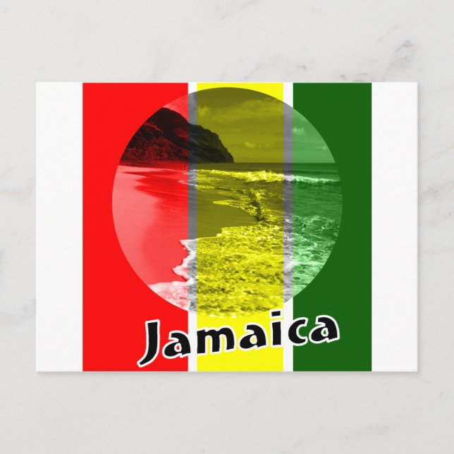 Cartão Postal Jamaica (Frente)