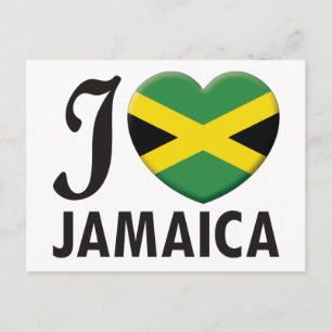 Cartão Postal Jamaica Amor