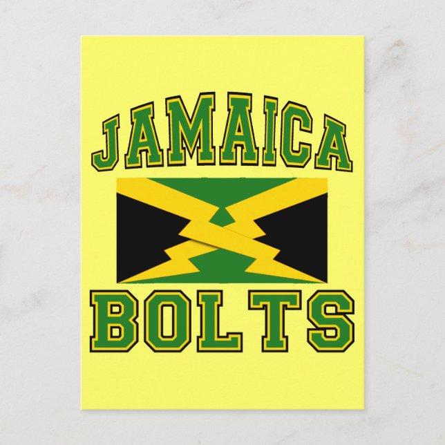 Cartão Postal Jamaica Bolts (Frente)