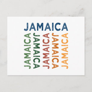Cartão Postal Jamaica Cute Colortion