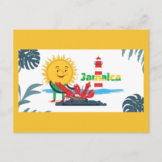Cartão Postal Jamaica já mon  (Frente)