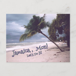 CARTÃO POSTAL JAMAICA, MON! VAMOS! PERSONALIZÁVEL