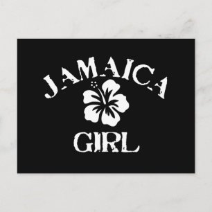 Cartão Postal Jamaica Pink Girl