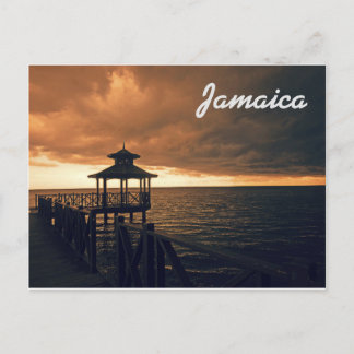 Cartão Postal Jamaica Postcard Rafting no rio