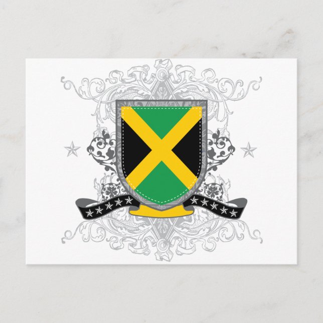 Cartão postal Jamaica Shield 2 (Frente)