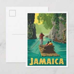 Cartão Postal Jamaica Viagens Antigas