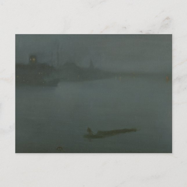 Cartão Postal James Abbott McNeill Whistler - Noite em Azul (Frente)