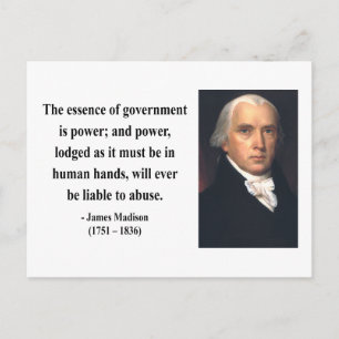 Cartão Postal James Madison Cote 5b