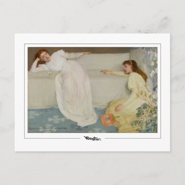 Cartão Postal James McNeill Whistler #262-2 - Bela Arte Postca.. (Frente)