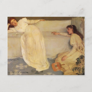 Cartão Postal James McNeill Whistler - Sinfonia em branco, nº 3